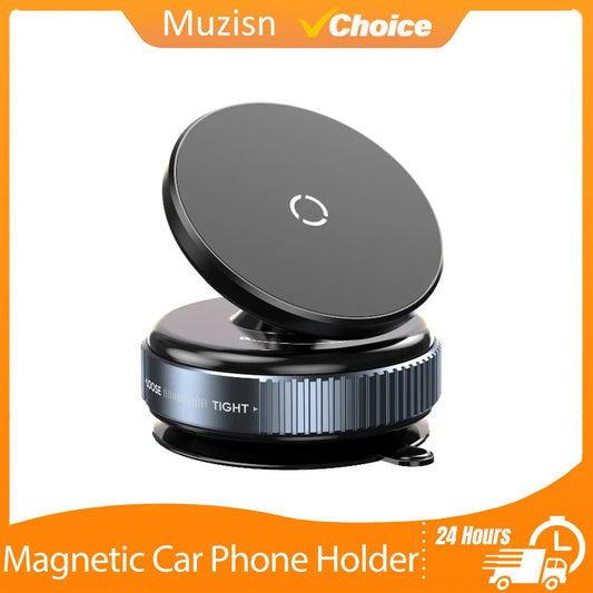 360°Ventouse réglable Support de téléphone magnétique pour voiture Porte-téléphone Aspiration pour salle de sport/miroir/surface lisse Pour tout Smartphone